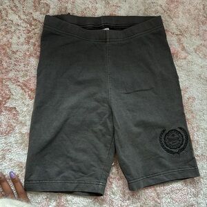 Reebok x Anine Bing bra and bike shorts